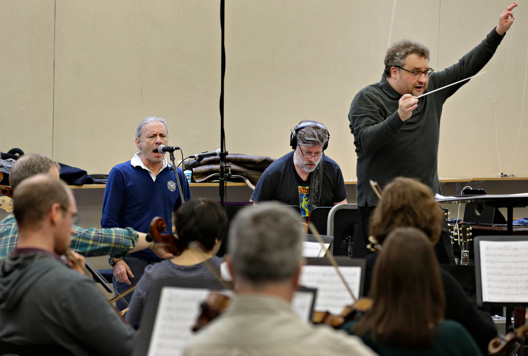 Orchestra bruce Mann rehearsal
